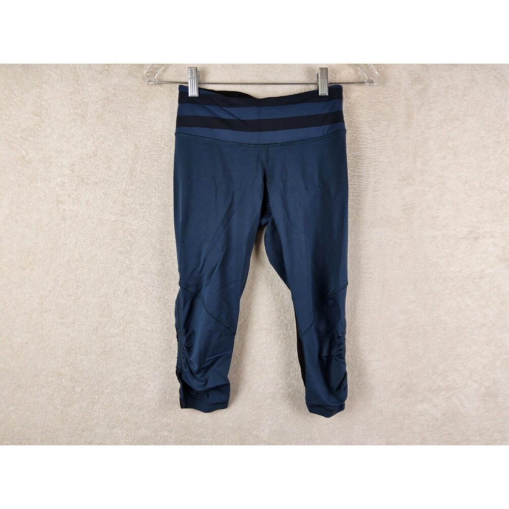 Lululemon Women’s Side Ruched Cropped Athletic Leggings Size 4